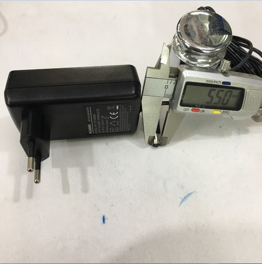 Adapter Original Huawei 12V 1A 12W HW-120100E8W Connector Size 5.5mm x 2.1mm