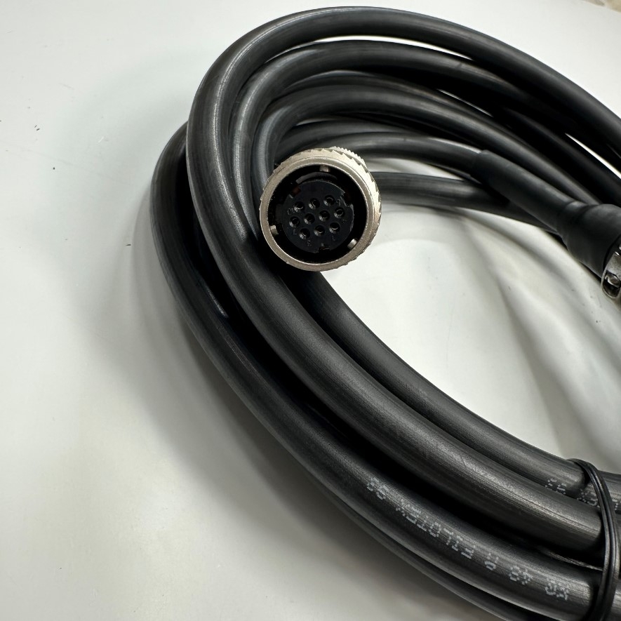 Cáp 3M 10ft Yaskawa Servo Encoder Cable Connector WEIPU WS28 17 Pin Male to SM10-SP10S-M 10 Pin Female For Yaskawa Servo Drives And Motor Encoder Cable