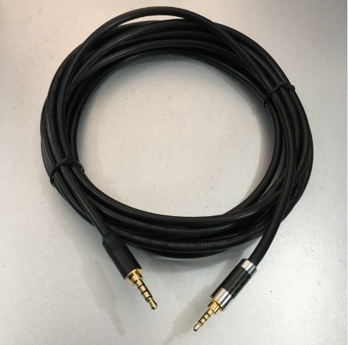 Cáp Kết Nối Audio Speaker Điện Thoại Hội Nghị Polycom Soundstation 2 Calling Cable For Mobile Laptop Cable 2.5mm Stereo 4 Pin to 3.5mm Stereo 4 Pin Length 5M