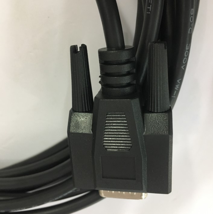 Cáp Cổng Com RS232 Hai Đầu Dương Dây Thẳng Chất Lượng Cao DB9 Extension Cable Straight Through RS232 DB9 Male to DB9 Male Black Length 5M