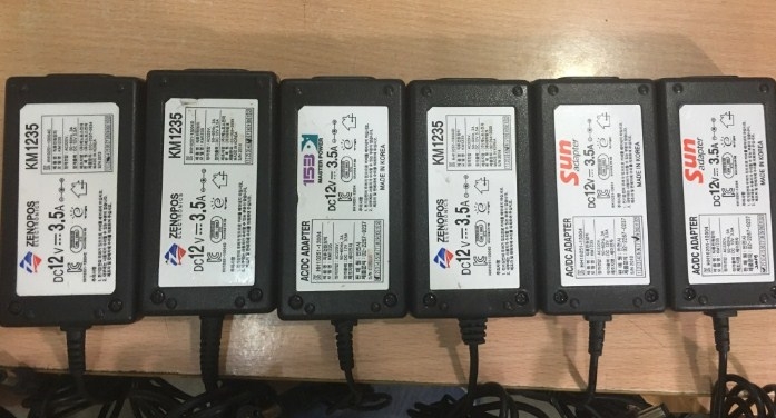 Adapter 12V 3.5A 42W Zenopos Electronics KM1235 HH10251-13004C Connector Size 5.5mm x 2.1mm