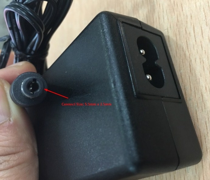 Adapter 12V 4A 48W APD DA-48T12 Nguồn Màn Hình Dell S2340L S2340LB S2340LC LED LCD Monitor Connector Size 5.5mm x 2.5mm