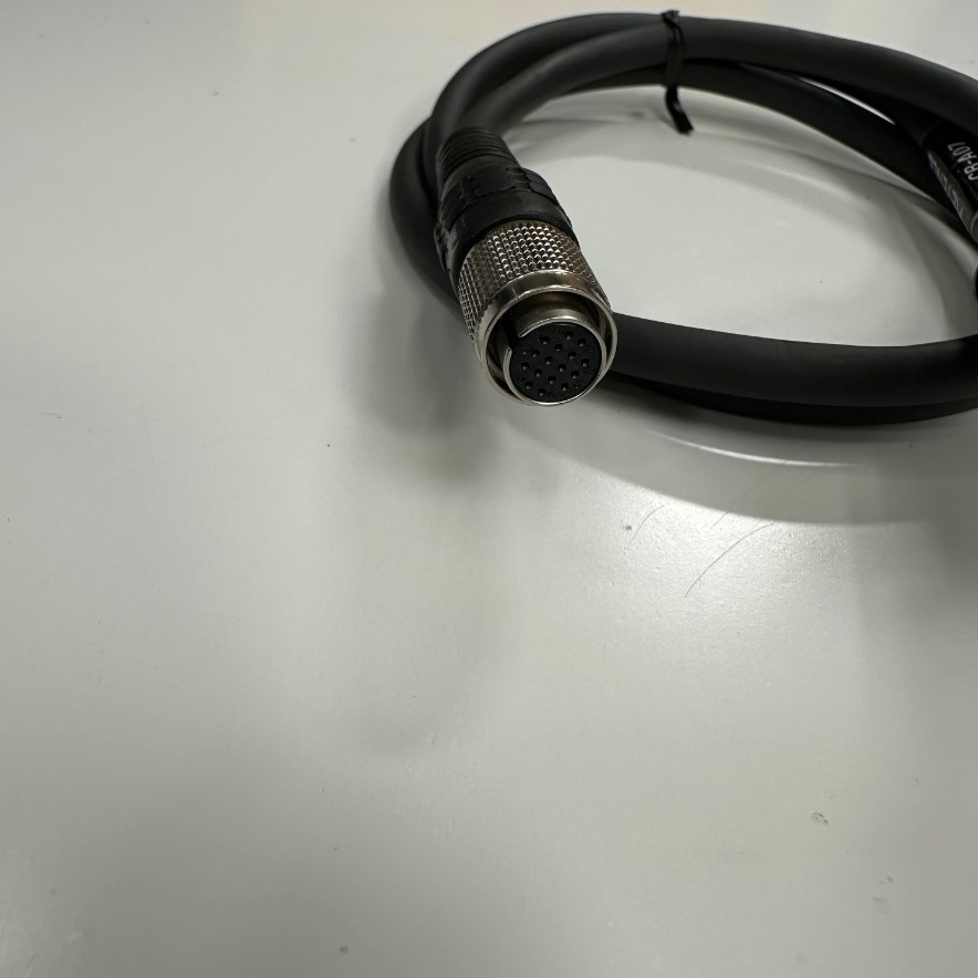 Cáp 0.7M Keyence CM-A07 Laser Sensor Data Line CBA07 Cable Connector Hirose 16 Pin Female to MDR 14 Pin Male For Keyence LK-G3000 Series, LK-G5000 Series