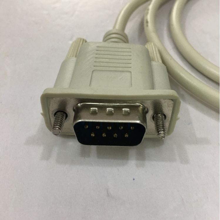 Cáp Kết Nối Cổng Com RS232 Đầu Âm Đầu Dương Chuẩn Chéo Null Modem With Full Handshaking RS232 DB9 Female to RS232 DB9 Male Grey Length 1M