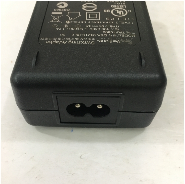 Bộ Chuyển Đổi Nguồn Adapter Original 9V 4A VeriFone DSA-0421S-09 3.5 x 1.35mm 90 Degree