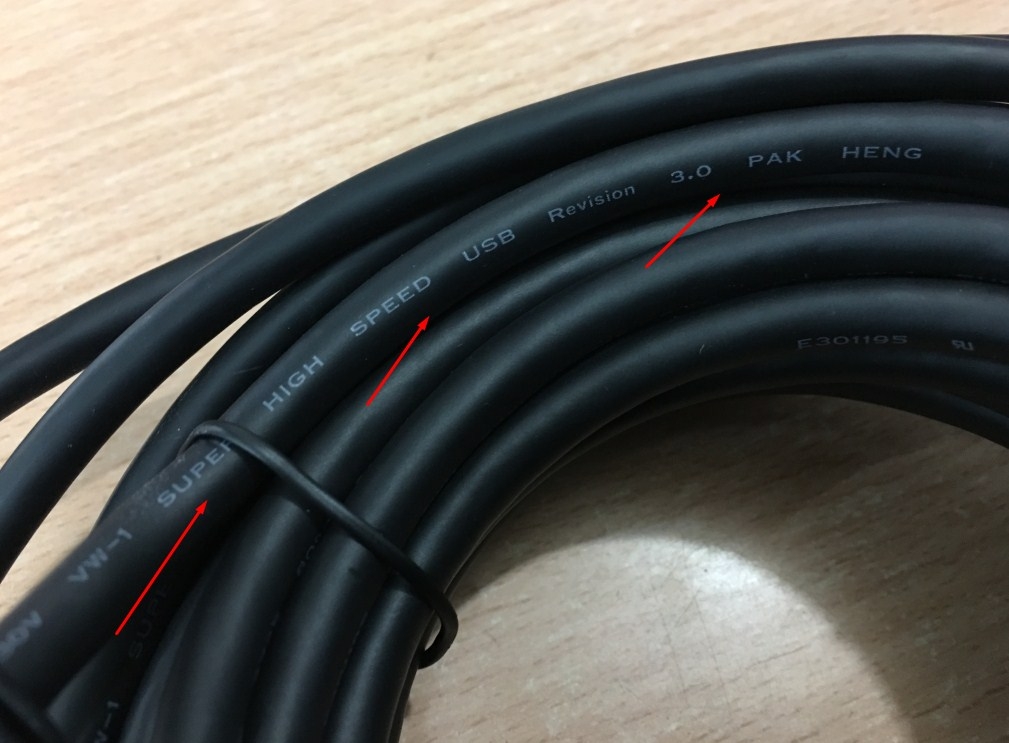 Cáp Kết Nối USB 3.0 SuperSpeed Cable Type Plug A To Type B Plug BLACK Dell For Accessories To Your Personal Computer Or Notebook Length 3M
