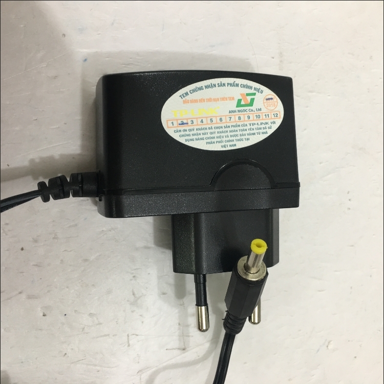 Bộ Chuyển Nguồn Chĩnh Hãng Adapter Original TP-LINK 9V 0.6A Connector Size 4.0mm x 1.7mm