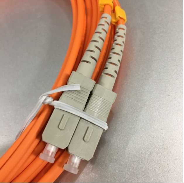 Dây Nhẩy Quang SC To SC Duplex Multimode Fiber Optic Patch Cord SC-SC Cable OS2 50/125 3.0mm PVC Length 5M