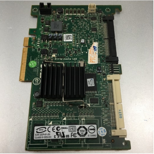 Dell Power Edge 2900 Perc 6i PCI-E X8 SAS Raid Controller Card W/O Bracket P/N E2K-UCP-61-B