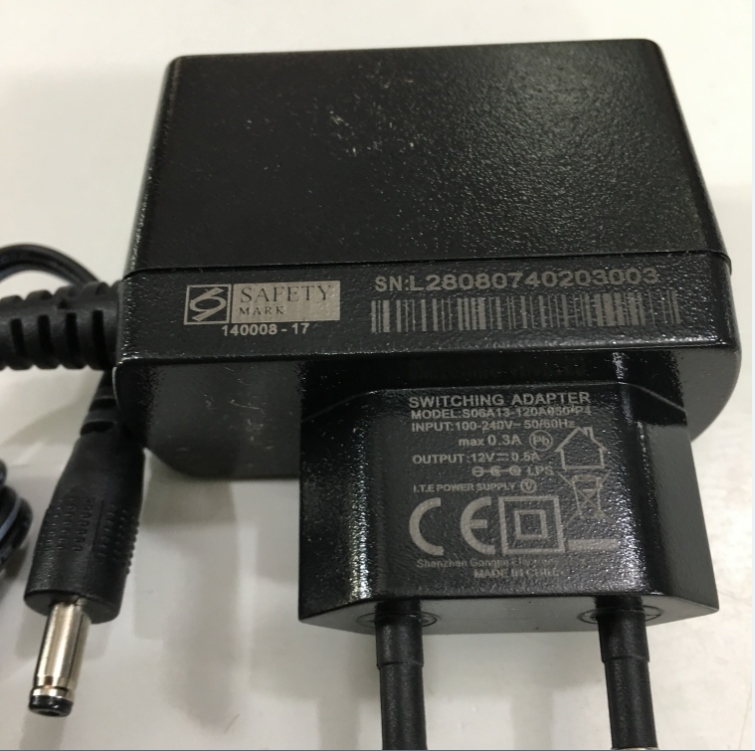 Bộ Chuyển Đổi Nguồn Adapter Original 12V 0.5A S06A13-120A050-P4 For D-LINK DIR-612 Wireless Router Connector Size 3.5mm x 1.3mm
