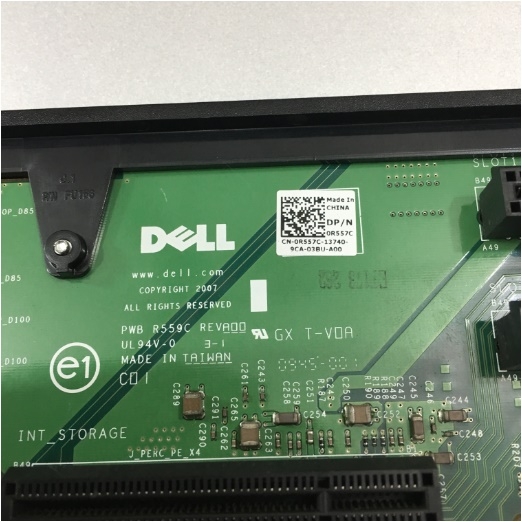 Dell Poweredge R710 Original PCI Express Riser Card Board R557C 0R557C PWB R559C 718567313241