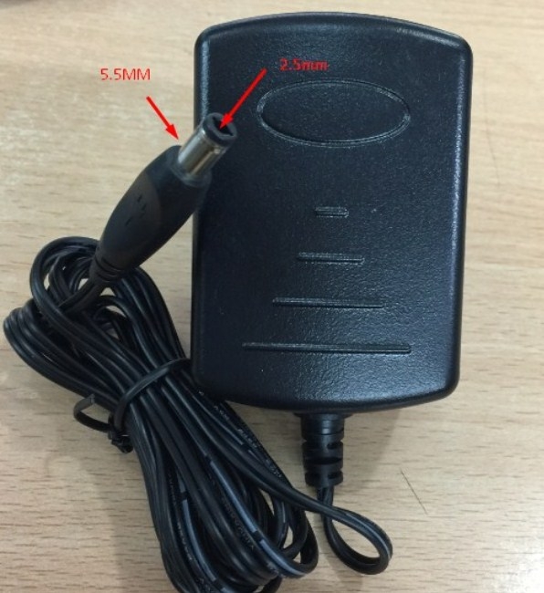 Adapter Điện thoại IP Video Call Grandstream GXV3275 12V 1.5A ADS-18D-12N For Polycom Conference Phone Connector Size 5.5mm x 2.5mm