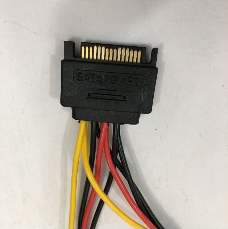 Cáp Internal SATA PC Power Splitter Cable 1 SATA to 3 SATA Internal SATA PC Power Cable 1 Male to 3 Female for SATA Serial Hard Drives and other Devices