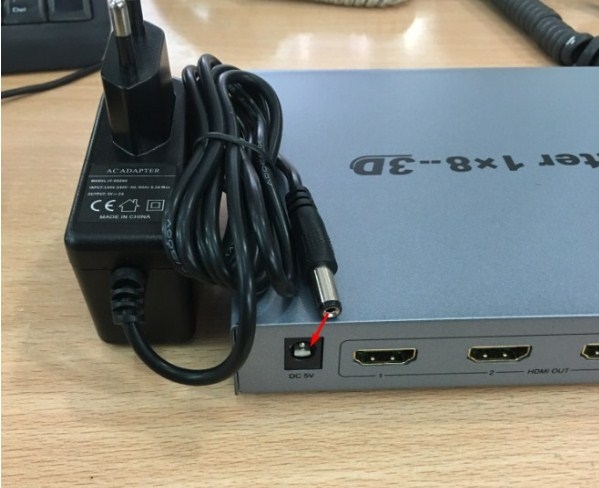 Adapter HDMI ATEN 5V 2A Connector Size 5.5mm x 2.1mm