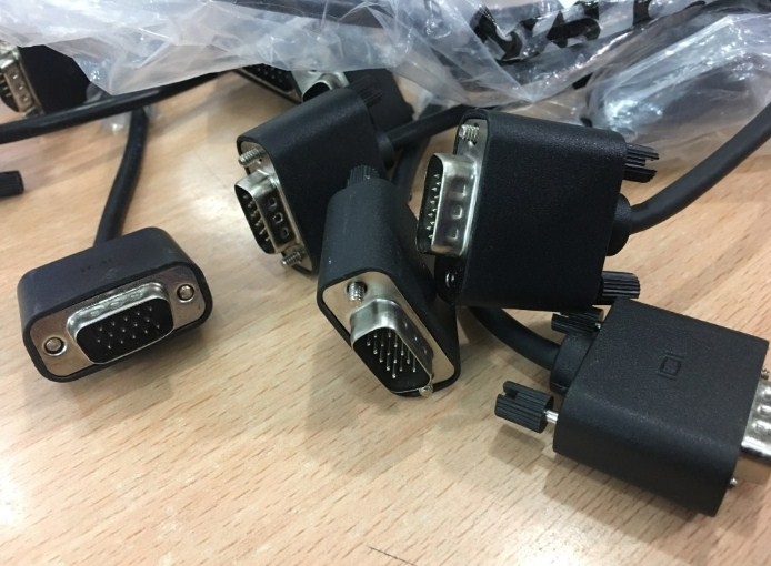 Cáp VGA Chất Lượng Cao Dell 5KL2H06509 Original Monitor VGA Cable HD15 M/M Length 1.5M