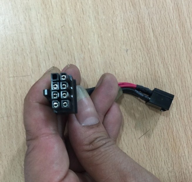 Cáp chuyển nguồn VGA (K1G-3006010-V03)PCI Express 6 pin to 8 pin Power Adapter Cable