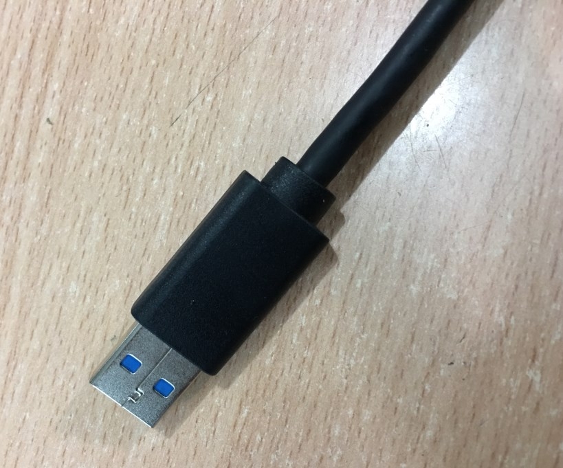 Cáp Kết Nối Tấc Độ Cao Chính Hãng Dell SuperSpeed USB 3.0 Type A Male To Type A Male 28AWG Cable Black Dài 1M