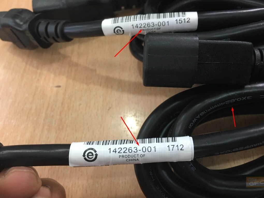 Dây Nguồn Máy Chủ HP 142263-001 Longwell LS-60 LS-14 IEC320 C13 to C14 AC Power Cord PDU UPS 10A 250V 3x0.824mm² 18AWG For L2 Switch and L3 Switch Network Rack Mount Length 2M