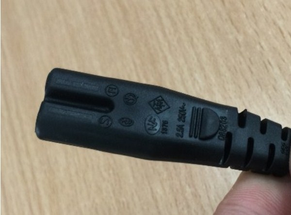 Cáp nguồn Power Cord IEC320 C7 UK Plug CABLE I-SHENG SP-62 - SS145/A BS1363/A IS-033 Length 1M