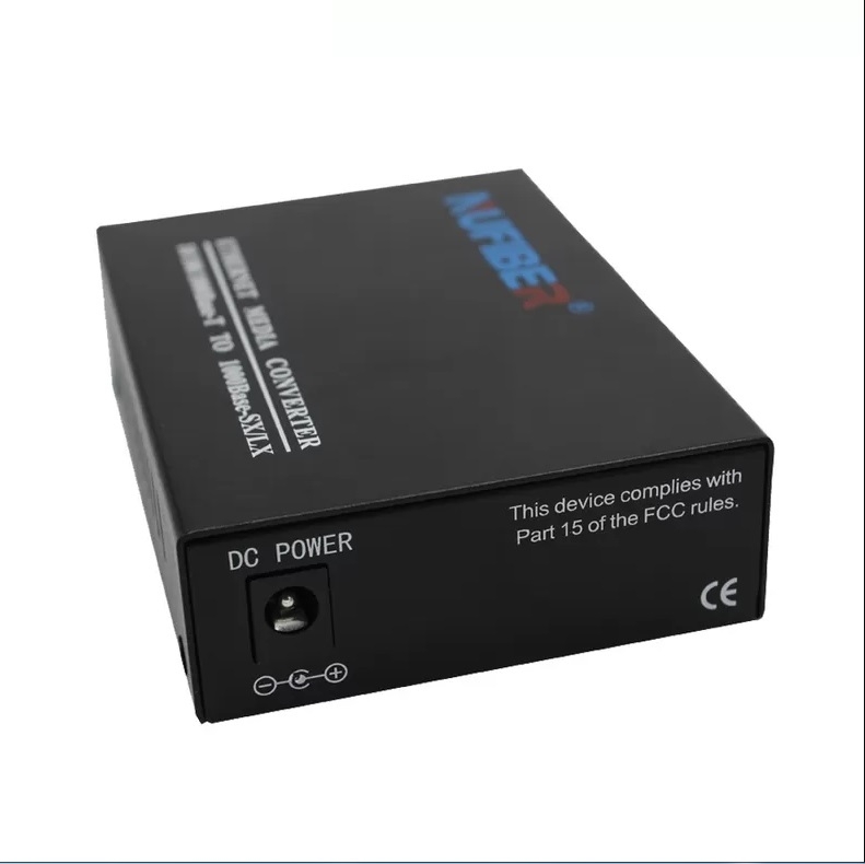 Bộ Chuyển Đổi Quang Điện Nufiber Media Converter 10/100/1000Base-TX to 1000Base-FX Single-Mode Single Fiber SC 20m NF-C2200LX20A/B