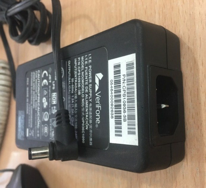 Adapter Original VeriFone UP036C1090 9V 4A 36W 100 -240V For Omni 3730LE Vx 510 Printer AMT & Gprinter Bo GP-58MB Connector Size 5.5mm x 2.5mm