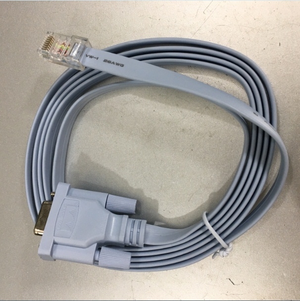 Cáp Cấu Hình Thiết Bị Mạng Network Cisco 3081377000 CONTROL RS232 DB9 Female to RJ45 Console Management Router Cable Blue Length 1.8M
