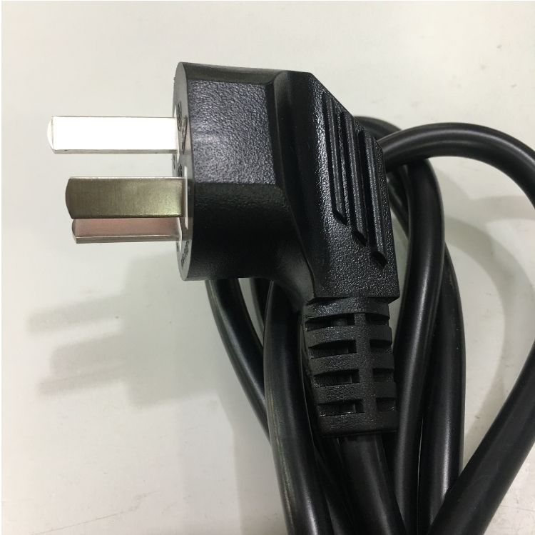 Dây Nguồn Australia & China Chuẩn 3 Chân Chéo Tam Giác AC Power Cord GB2099 to C13 10A 250V 3x0.75mm Length 1.5M