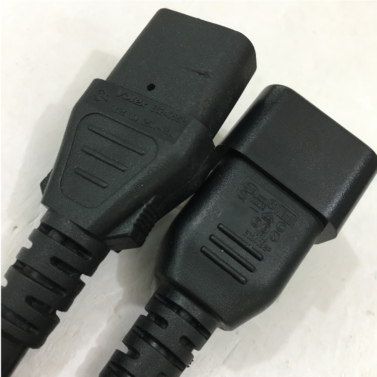 Dây Nguồn Máy Chủ VOLEX VAC14S V1625 AC Power Cord IEC60320 IEC C13 to IEC C14 10A 250V 3x1.0mm 18AWG For Server IBM HP DELL LENOVO Length 3M