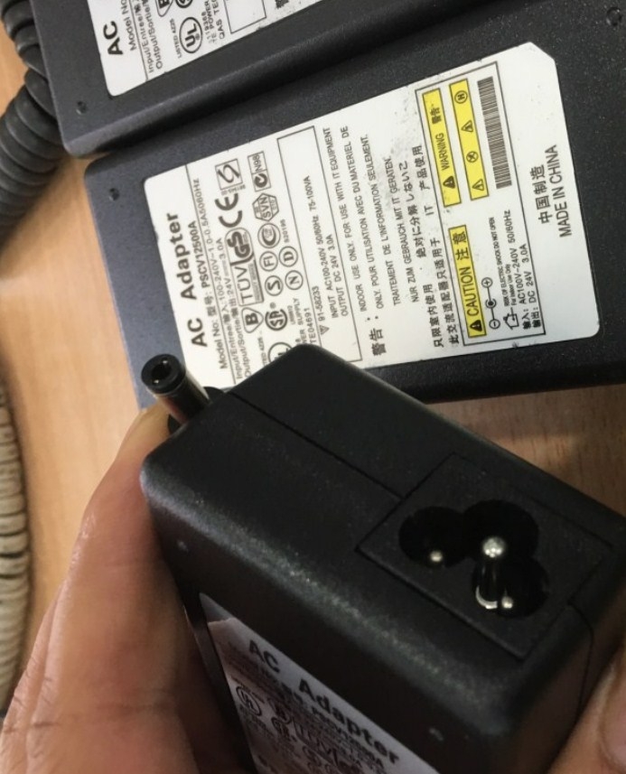 Adapter Printer 24V 3A For CP-3140L CP-2140 G500 G530 EZ1100 EZ1300 EZ-1300 Connector Size 5.5mm x 2.5mm