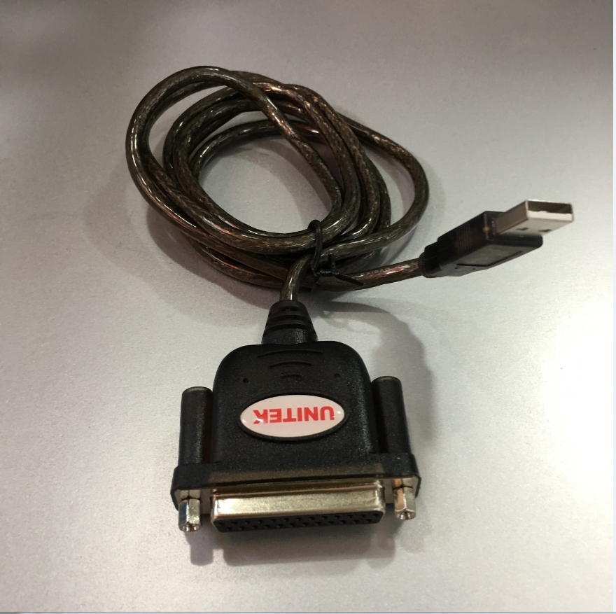 Cáp Chuyển Đổi Cổng USB to Parallel LPT IEEE1284 Printer 25 Pin Chính Hãng Unitek Y-121 Adapter