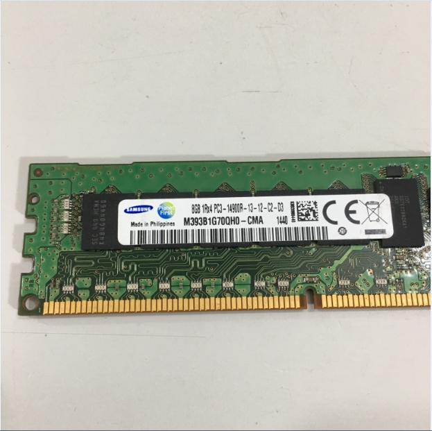 SAMSUNG 8GB 1RX4 PC3-14900R-13-12-C2-D3 DDR3 RDIMM ECC REG Server Memory M393B1G70QH0-CMA