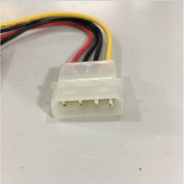 Cáp 1700022749-13 4 Pin Molex to Serial 15 Pin SATA Power Adapter Cable Length 10Cm