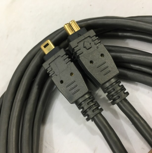 Cáp IEEE 1394a FireWire Cable 4 Pin to 4 Pin Hàng Chất Lượng Cao JAMER E219485 AWM STYLE 20276 80°C 30V VW-1 Tốc Độ Truyền Dữ Liệu Lên Tới 400Mb / giây Grey Length 3.7M