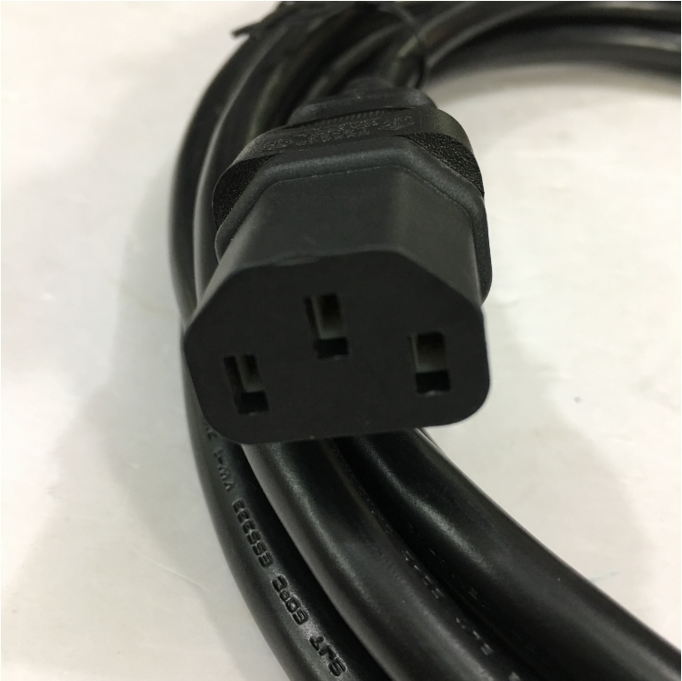 Dây Nguồn Máy Chủ LONGWELL LS-60 LS-14 AC Power Cord IEC60320 IEC C13 to IEC C14 10A 250V 3x1.04mm² 17AWG For APC Smart-UPS SRT 8000VA RM 230V Và Server IBM HP DELL LENOVO Length 4M