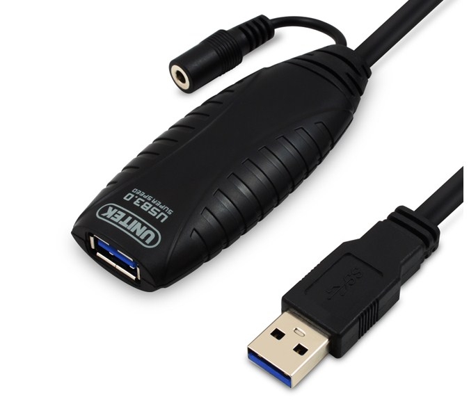 Cáp nối dài USB 3.0 có IC Unitek Y-3018 USB 3.0 Active Extension Cable - M/F Length 10M