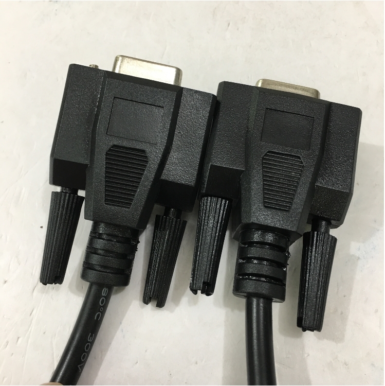 Cáp Máy In Olivetti PR2 Plus Printer Serial Cable CF-PR2E-10 In Ma Trận Điểm For Sổ Tiết Kiệm Ngân Hàng Giấy Chứng Nhận Quyền Sử Dụng Đất Hộ Chiếu RS232 DB9 Female to DB9 Female Null Cable PVC Black Length 5M