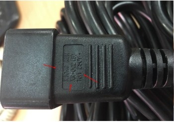 Dây Nguồn Server XIONGRUN XR-602 B XR-505 Computer Power Cord IEC320 C19 To IEC320 C20 16A 250V 14AWG 3x1.5mm Length 3M