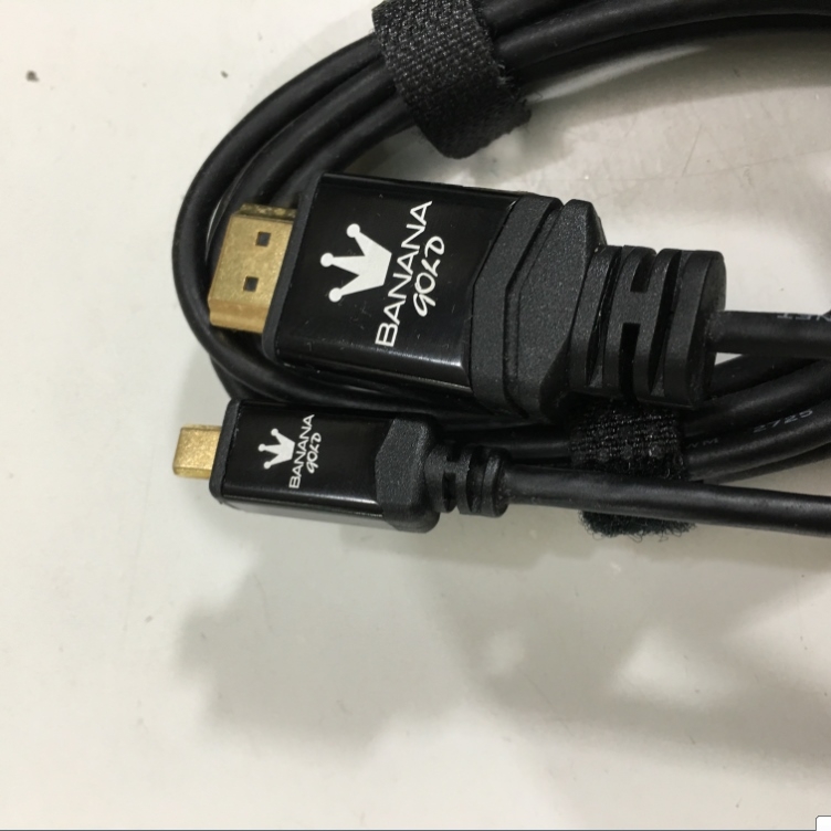 Cáp Chuyển Đổi Tín Hiệu Banana Gold HDMI to Micro HDMI Cable Support Ethernet 3D Audio Return Channel Length 1.8M