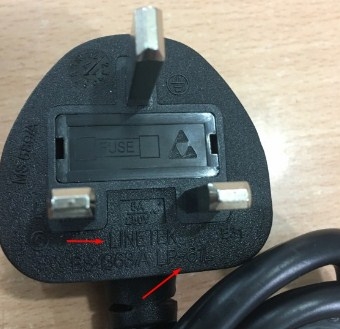 Dây Nguồn Power Cord LINETEK LP-61L LS-15 IEC C5 UK 5A / 2.5A 250V 3x0.75mm For Projector Pinter Adapter notebook Length 1.8M