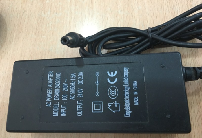 Adapter Original DSA08-2402000D 24V 2A 48W Connector Size 5.5mm x 2.1mm