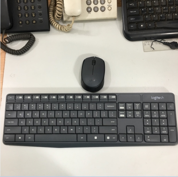 Bộ Bàn Phím Chuột Không Dây Logitech MK235