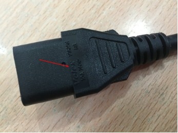 Dây Nguồn VOLEX V1625H UK Chuẩn 3 Chấu Có Cầu Chì AC Power Cord BS1363 to C13 10A 250V 3x1.0mm Length 3M