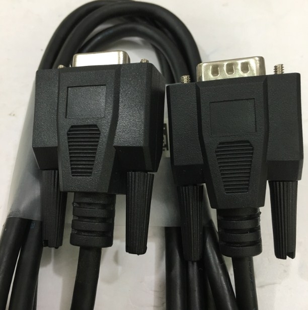 Cáp Máy In Mã Vạch Công Nghiệp GODEX EZ 6300 Plus DB9 Male to DB9 Female Cable PVC Black Length 1.8M