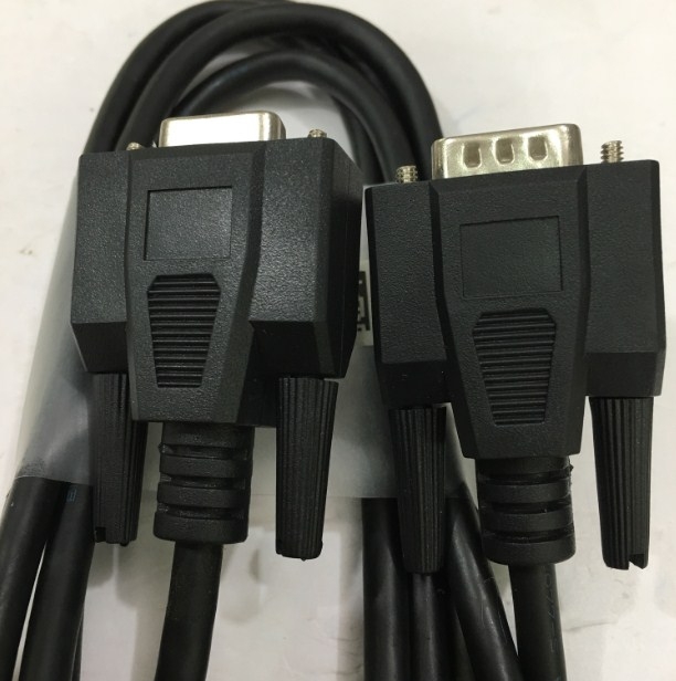 Cáp Máy In Mã Vạch Công Nghiệp Zebra RS232 G105850-003 For Zebra ZT410 RS-232 Serial Null Modem Full Handshaking DB9 Male to DB9 Female Cable PVC Black Length 1.8M