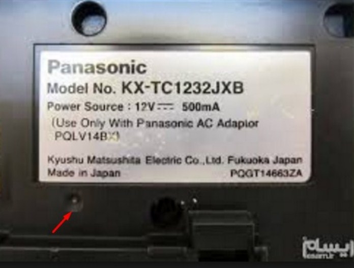 Adapter Original Panasonic PQLV14BX 12V 500mA For Điện Thoại Bàn Mẹ Con Kéo Dài Panasonic KX-TC1232JXB Connector Size 5.5mm x 2.1mm
