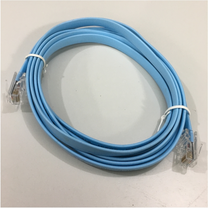 Cáp Điều Khiển Cisco Rollover Console 72-1259-01 Cable RJ45 to RJ45 Blue Length 2.3M
