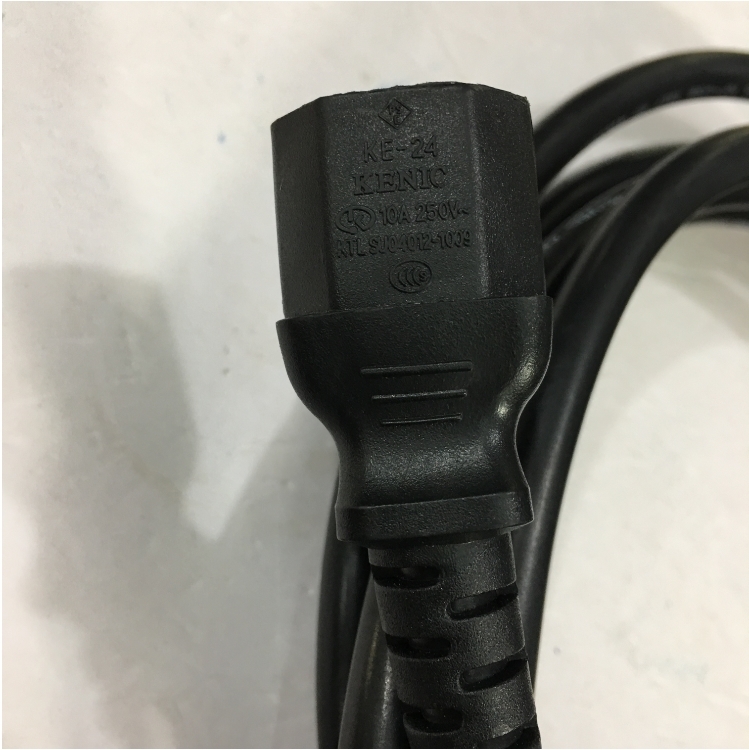 Dây Nguồn Máy Chủ KENIC KE-24 KE-26 AC Power Cord C13 to C14 10A 250V 3x1.5mm² 17AWG For UPS PDU APC ARES Eaton Emerson Và Server Rack Length 2.7M