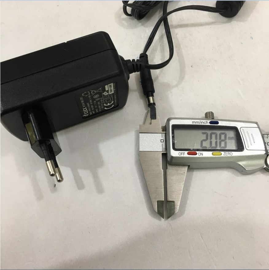 Adapter Original 12V 0.8A CLICK CPS015120080VT Connector Size 5.5mm x 2.1mm