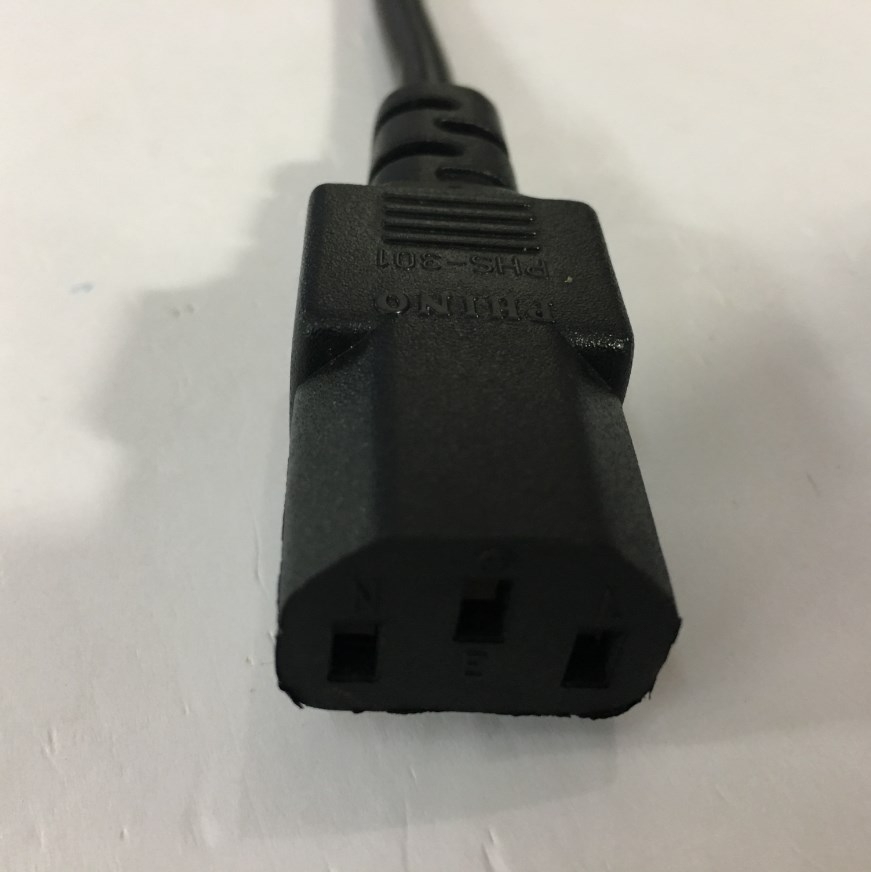 Dây Nguồn PHINO PHP-206 PHS-301 Chuẩn 2 Chân Đầu Tròn AC Power Cord Schuko CEE7 Euro Plug to C13 10A 250V 3x0.75mm Length 1.5M