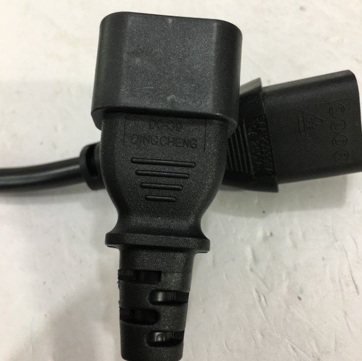 Dây Nguồn Máy Chủ DING CHENG DC-39 DC-25 GLOBELLINK AC Power Cord C13 to C14 10A 250V 3x1.0mm² For UPS PDU Và Server Rack Length 1.5M